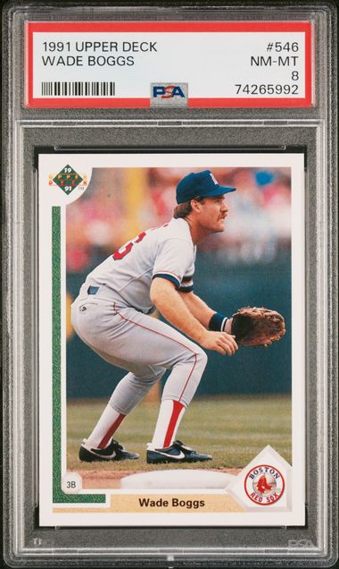 Wade Boggs 1983 Donruss Rookie Card #586 (PSA)