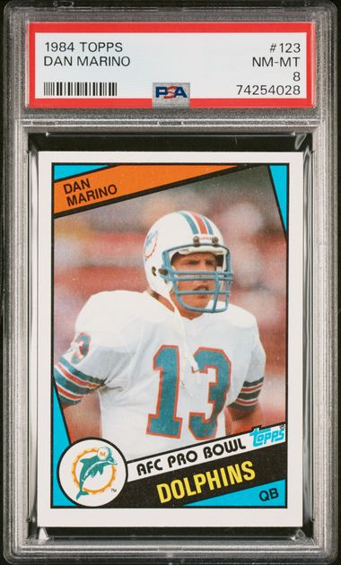 1984 Topps #123 Dan Marino front