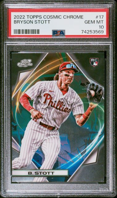 2022 Topps Cosmic Chrome - Bryson Stott - RC Youth Invasion - Phillies