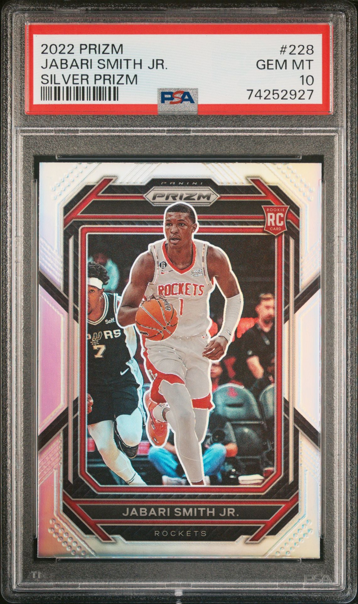 2022 Panini PANINI PRIZM SILVER PRIZM #228 Jabari Smith Jr. front