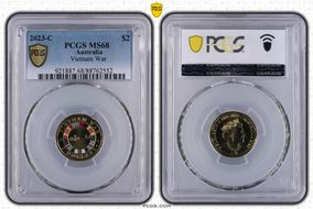 2023-C $2 Vietnam War Colorized MS68