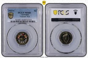 2023-C $2 Vietnam War Colorized MS68