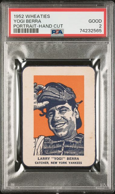 1962 Post Cereal Yogi Berra (Hand Cut)