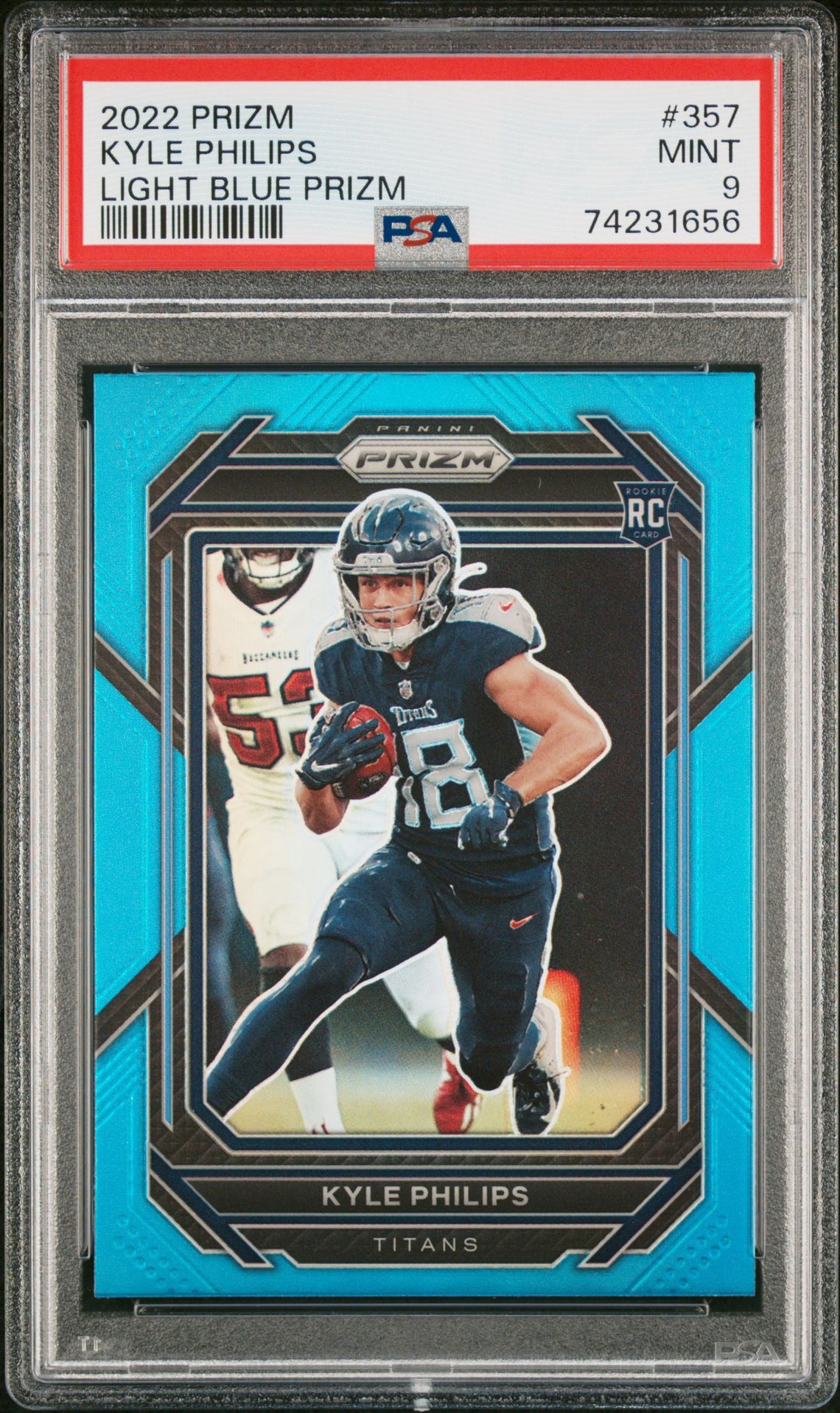 2022 Panini PANINI PRIZM LIGHT BLUE PRIZM #357 Kyle Philips front