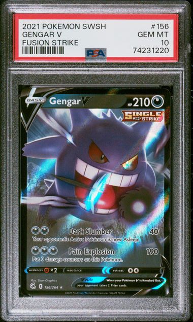 Gengar V - Sword & Shield: Fusion Strike - Pokemon