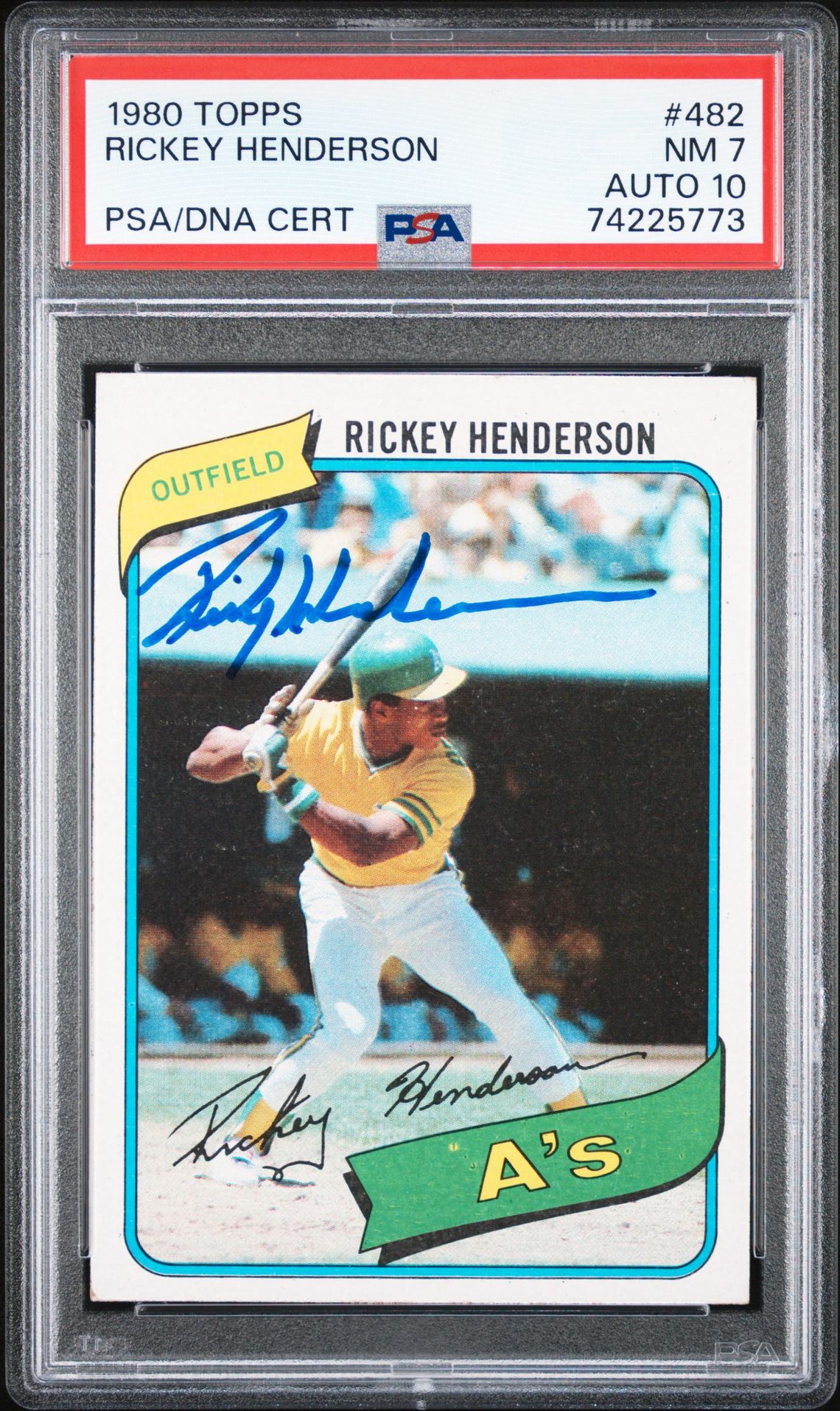 1980 Topps TOPPS #482 Rickey Henderson front