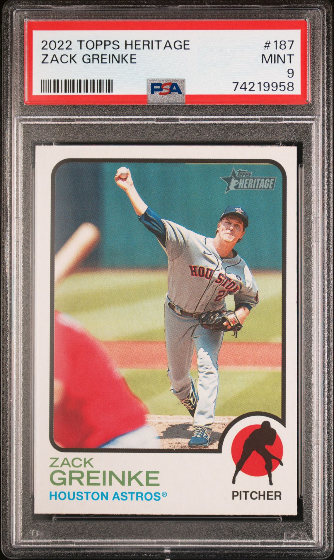 2022 Topps TOPPS HERITAGE #187 Zack Greinke front