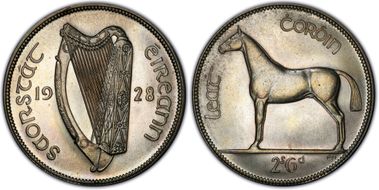 1928 1/2 Cr PR66