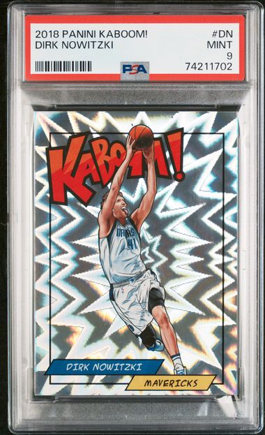 2018 Panini Kaboom! #DN Dirk Nowitzki – PSA MINT 9 on Goldin Auctions