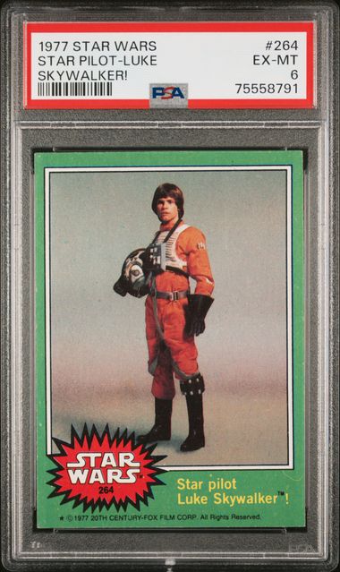 Outlet 1977 Star Wars Luke skywalker PSA 6