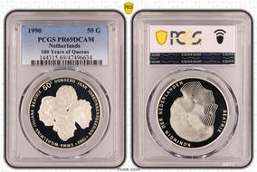 1990 50 G 100 Years of Queens PR69DCAM