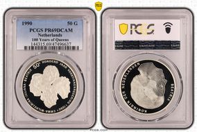 1990 50 G 100 Years of Queens PR69DCAM