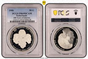 1990 50 G 100 Years of Queens PR69DCAM