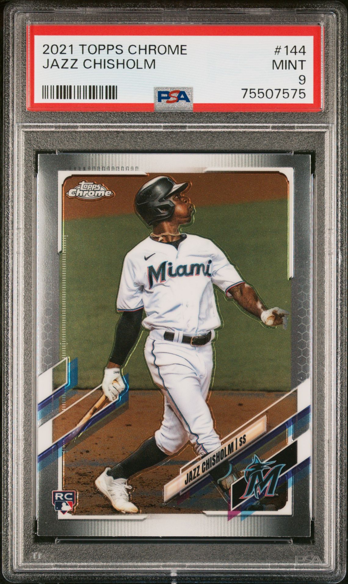 2021 Topps TOPPS CHROME #144 Jazz Chisholm front