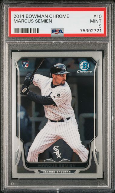 2014 Bowman Chrome #10 Marcus Semien Rookie/RC - The Baseball Card