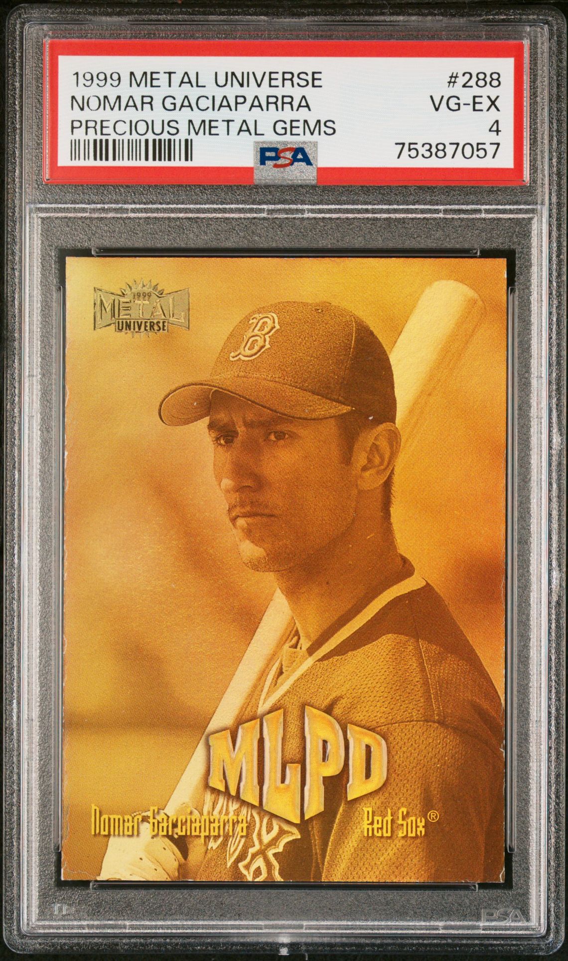 1999 METAL UNIVERSE PRECIOUS METAL GEMS #288 Nomar Garciaparra front