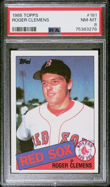 1985 Topps #181 Roger Clemens Rookie Card - PSA MINT 9 on Goldin Auctions