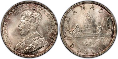 1936 S$1 MS65