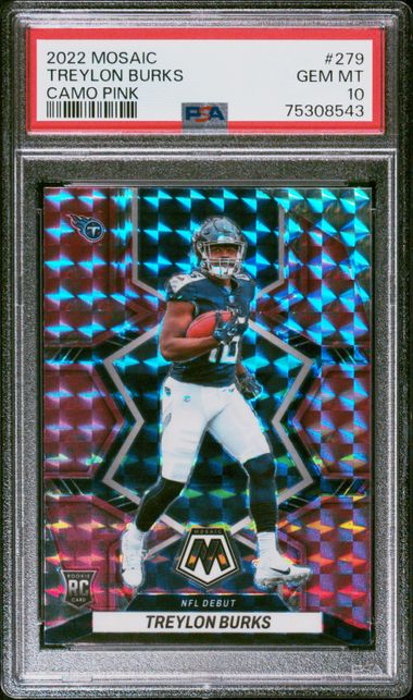 Patrick Mahomes II 2022 Panini Mosaic Mosaic Camo Pink #94 (PSA 10)