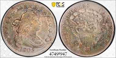 1805 10C 4 Berries XF45