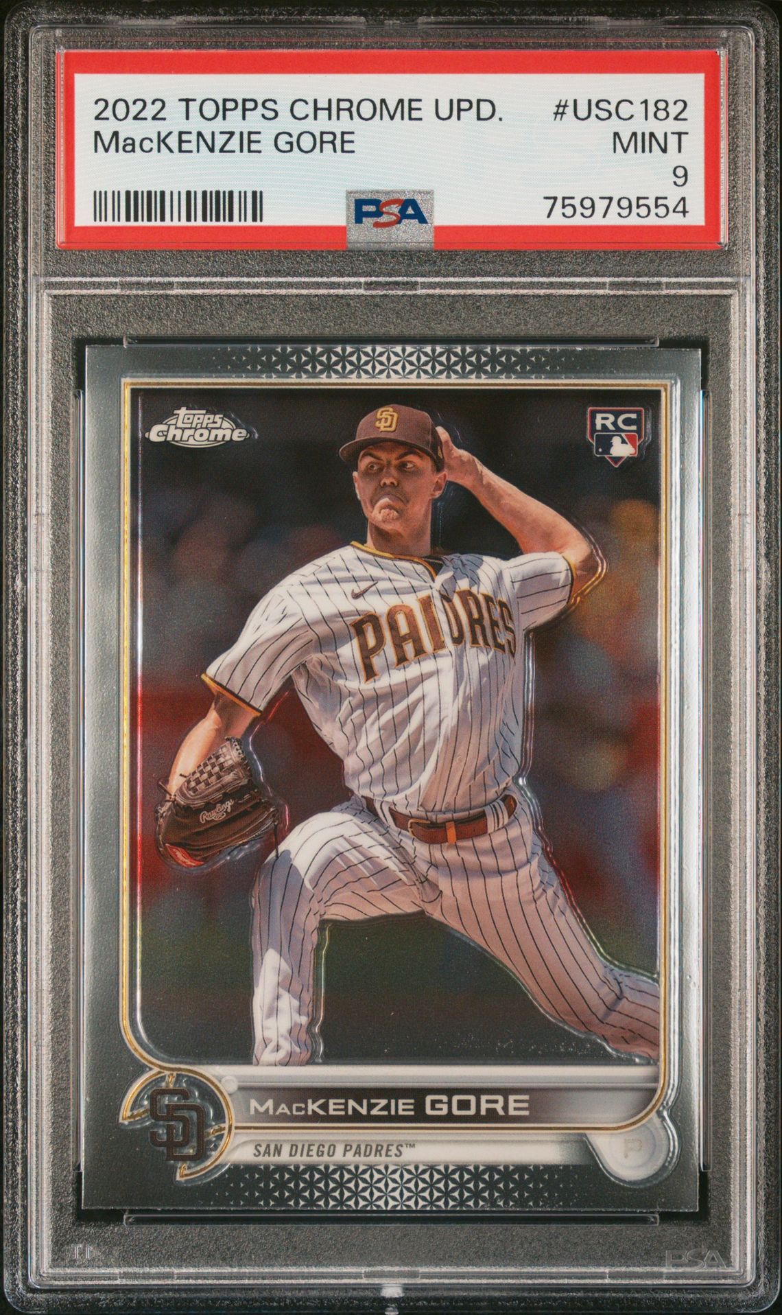 2022 Topps TOPPS CHROME UPDATE #USC182 Mackenzie Gore front