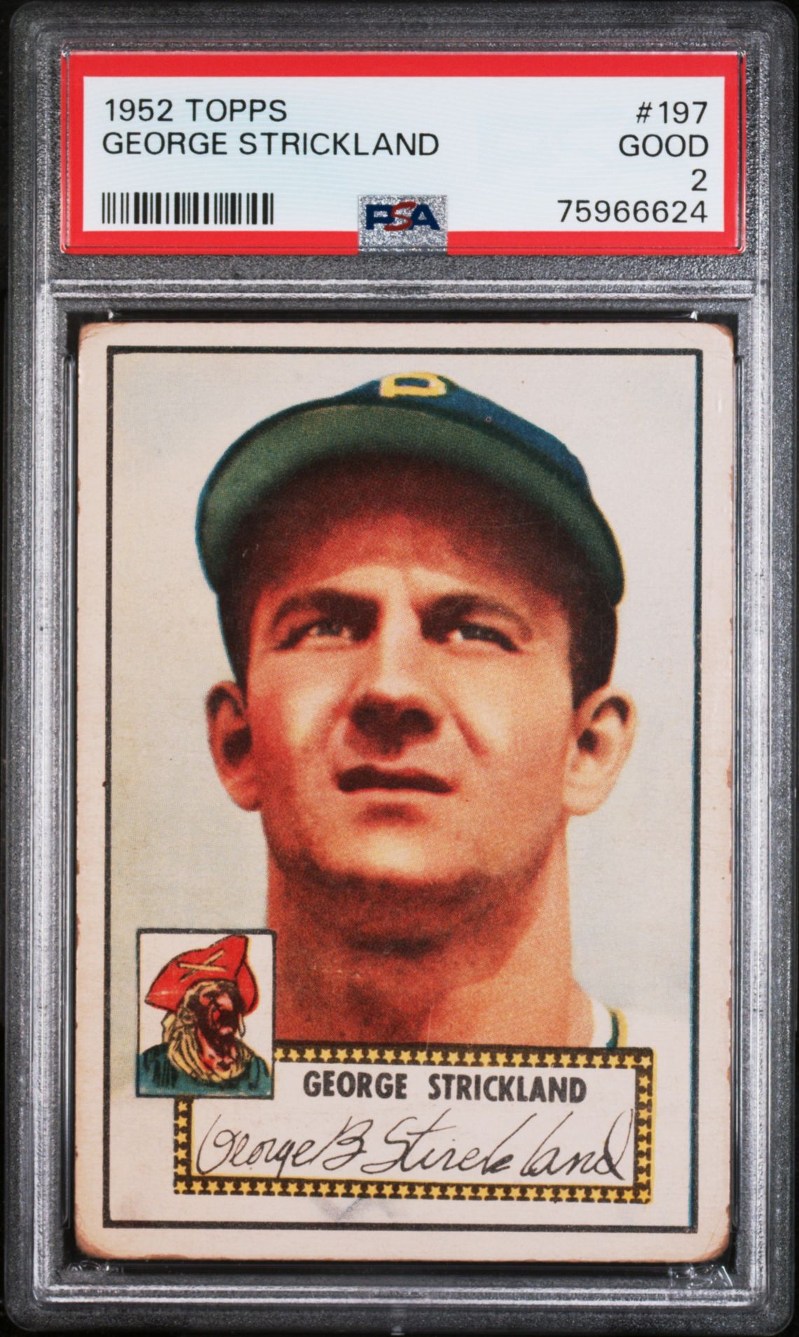 1952 Topps TOPPS #197 George Strickland front