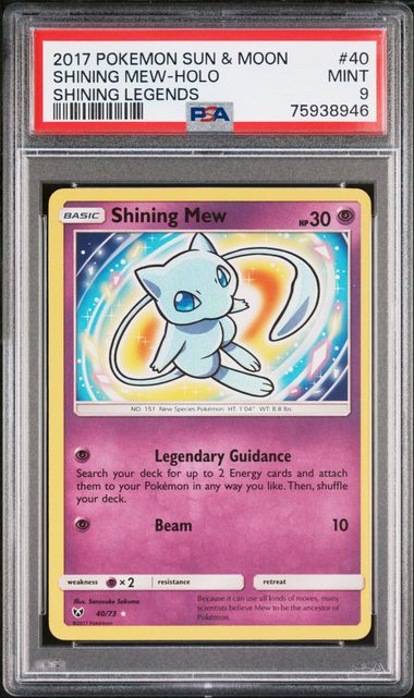 Shining Mew - Shining Legends - Pokemon
