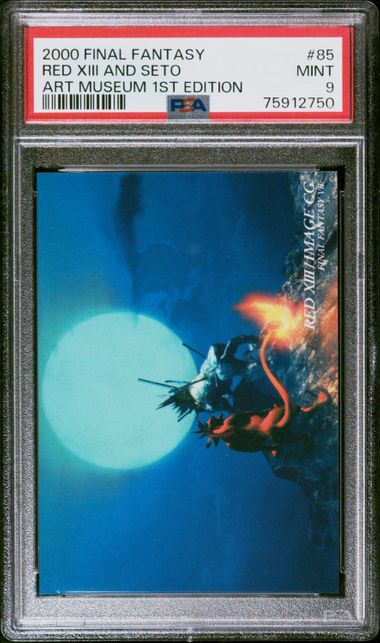 2000 Final Fantasy Art Museum 1st Edition #85 Red Xiii and Seto