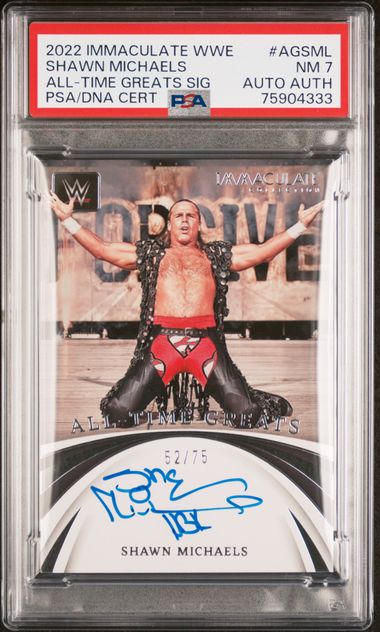 2022 Panini Immaculate Collection WWE All-Time Greats