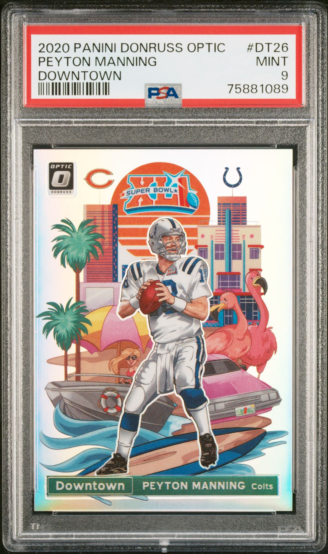 2020 Panini PANINI DONRUSS OPTIC DOWNTOWN #DT26 Peyton Manning front