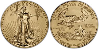 2006-W $50 Eagle-20th Anniv. Rev PR Eagle-20th Anniv. Rev PR First Strike PR70