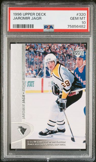 1996 Upper Upper Deck #320 Jaromir Jagr front