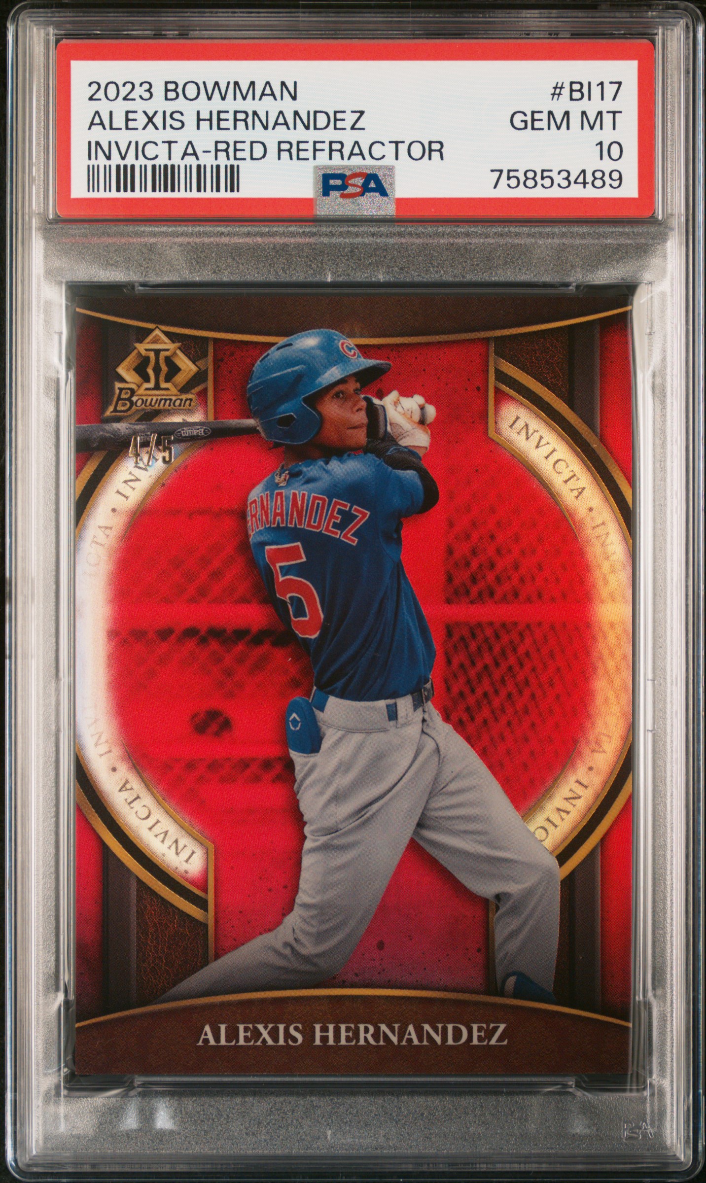 Alexis Hernandez 2023 Bowman Invicta