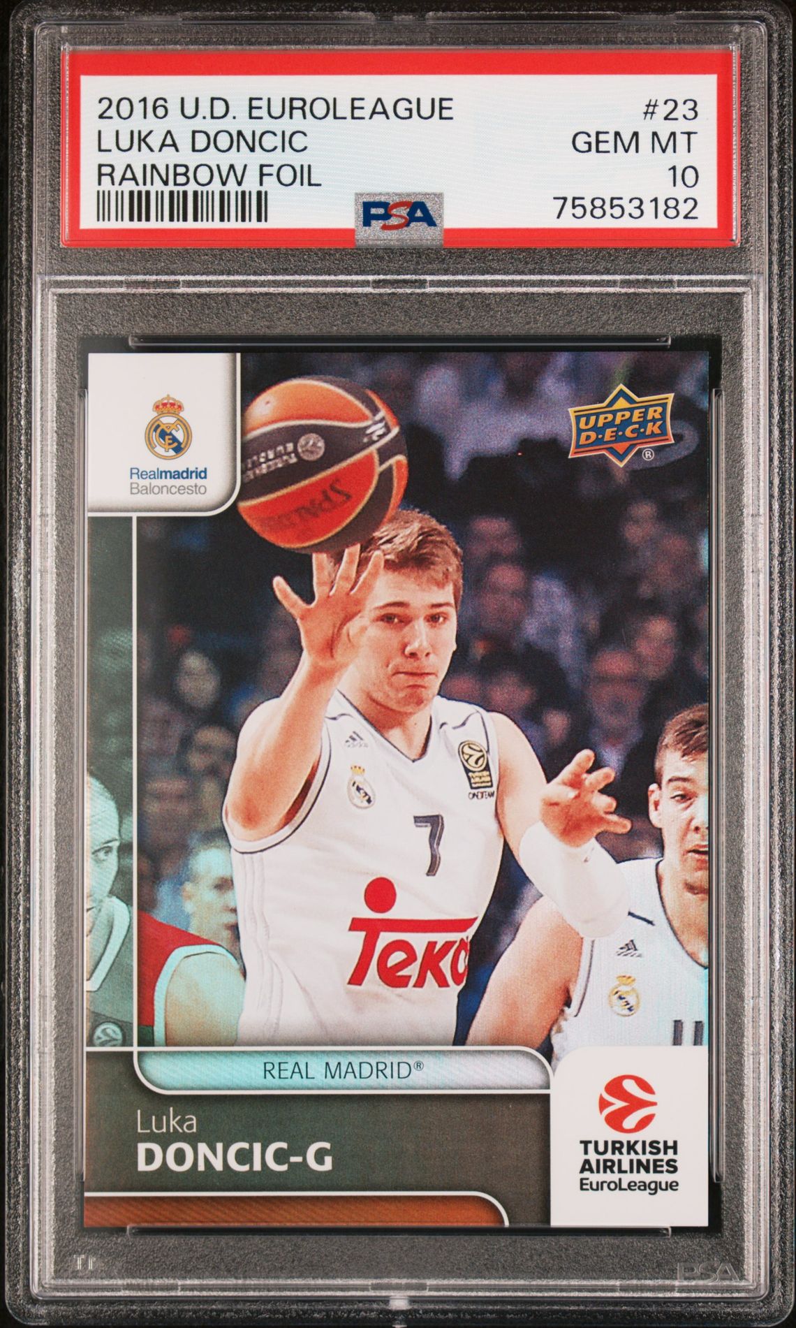 2016 Upper Deck UPPER DECK EUROLEAGUE Foil #23 Luka Doncic front