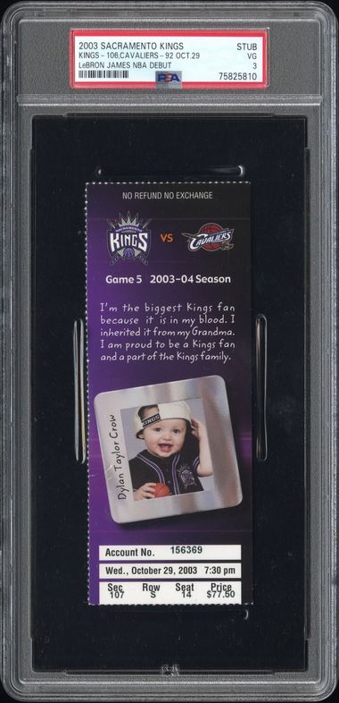 PSA 3 cert 75825810
