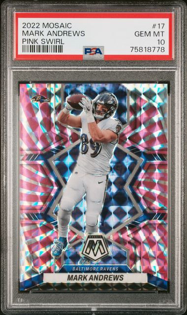 2022 Panini Mosaic Blue Mosaic #29 Dj Moore – PSA MINT 9 on Goldin Auctions