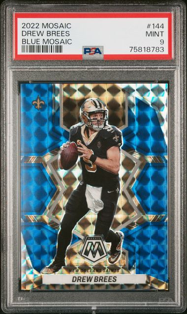 Drew Brees 2020 Panini Mosaic Football Card New Orleans Saints 