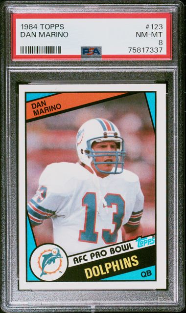 1984 Topps Dan Marino #123 Nm-Mt 8 front