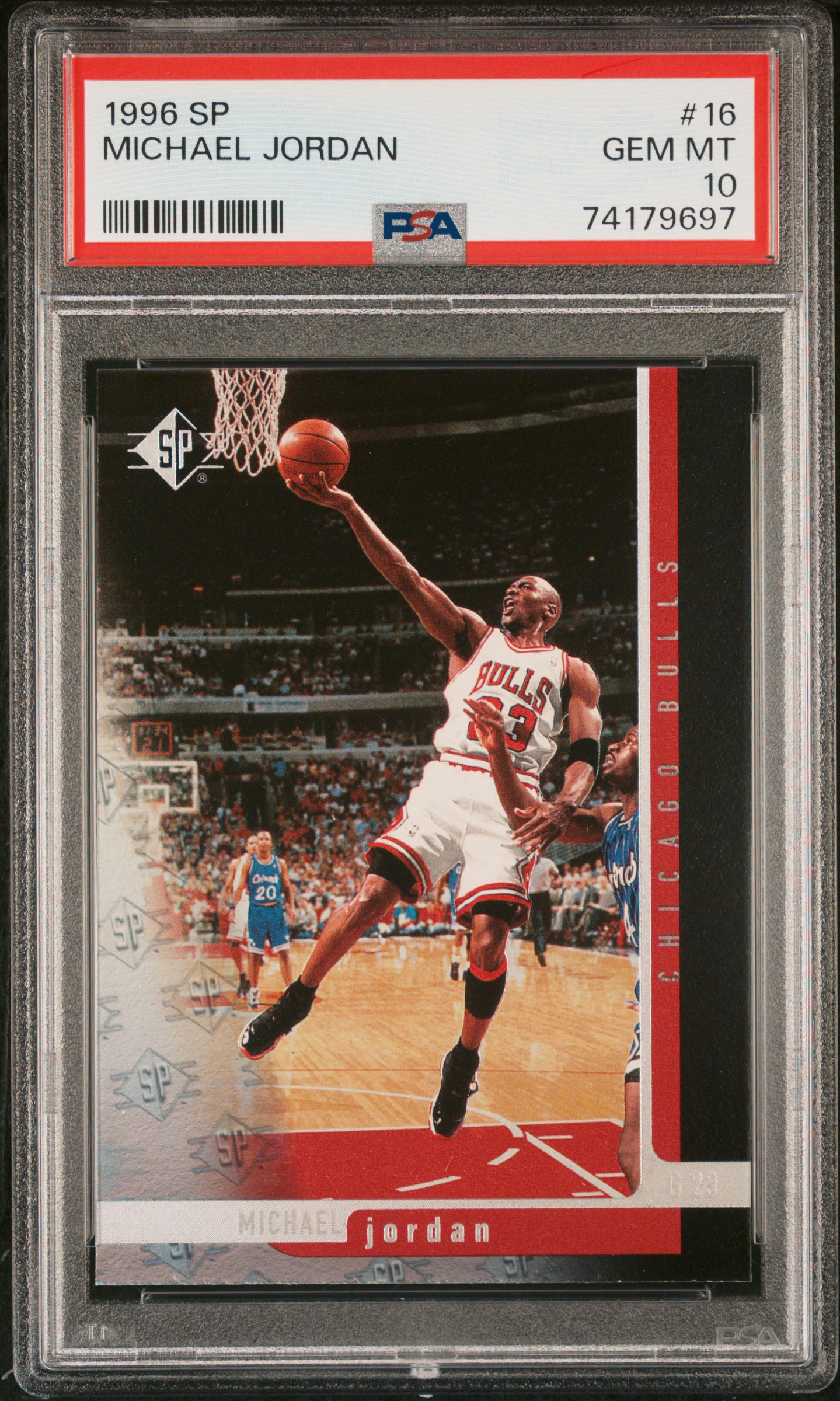 1996-97 Upper Deck SP #16 Michael Jordan – PSA GEM MT 10