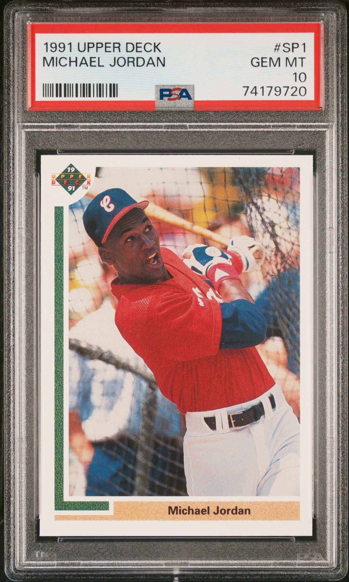 July 25, 1990 Michael Jordan White Sox Batting Practice Type