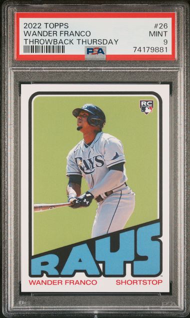 2018 Topps Throwback Thursday #160 Ronald Acuna Jr. Rc Psa 10