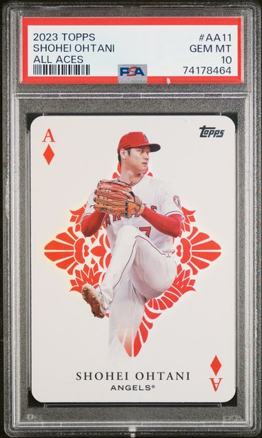 2023 Topps All Aces #AA-11 Shohei Ohtani – PSA GEM MT 10 on Goldin