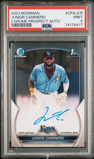 2023 Bowman Lazaro Montes 1st Auto PSA 10,  in 2023