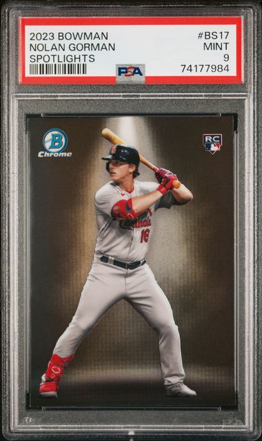 Nolan Gorman St. Louis Cardinals 2023 Bowman # 6 Rookie Card