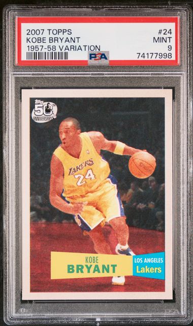 2007-08 Topps #24 Kobe Bryant - PSA GD 2 on Goldin Auctions