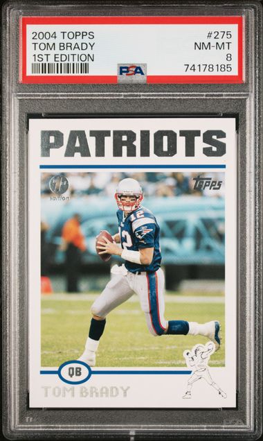 TOM BRADY TOPPS SUPER BOWL XXXVIII MVP RING OF HONOR CARD RH-38