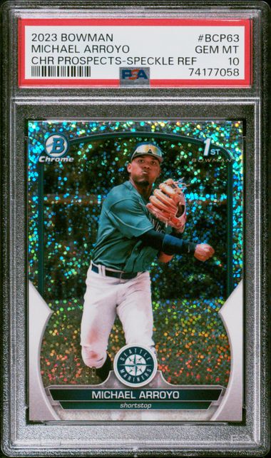 2023 Bowman Chrome Prospect #BCP-107 Marcelo Mayer - Boston Red Sox