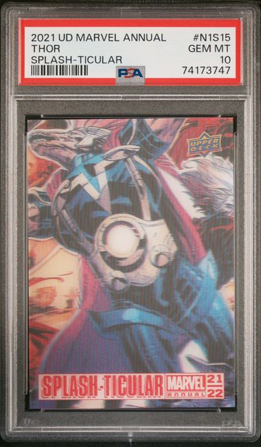 PSA10 2021 ドンラス NET MARVELS レブロン マーベル - その他