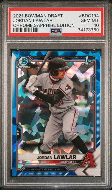 Christian Encarnacion-Strand 2021 Bowman Draft Sapphire Edition