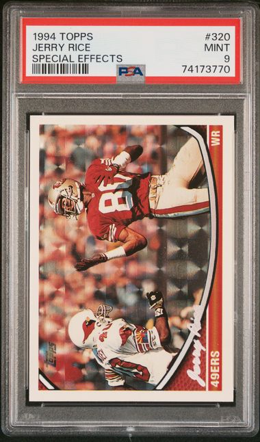 1994 Topps #320 Jerry Rice – PSA MINT 9 on Goldin Auctions